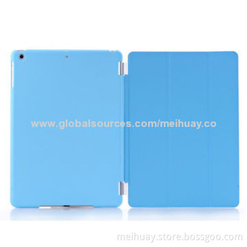 Leather Case for iPad Air/iPad 5, with Three Folds